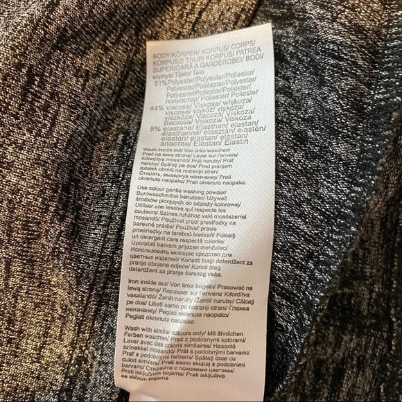 orsay dress open cold shoulder midi dress heater 3/4 sleeves size 38 Europe 6 US - Picture 14 of 14